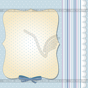 Cool template frame design for greeting card - vector clipart