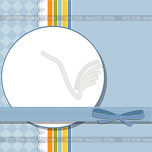 Cool template frame design for greeting card - vector image