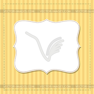 Cool template frame design for greeting card - vector clipart