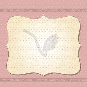 Cool template frame design for greeting card - vector EPS clipart