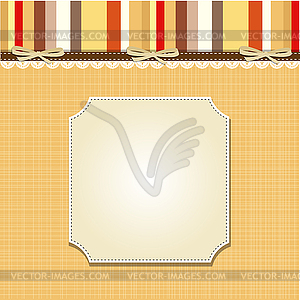 Cool template frame design for greeting card - vector clipart