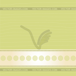 Template design for greeting card - vector image