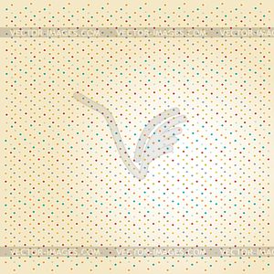 Funny background with dots - royalty-free vector image