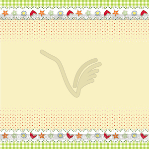 Шаблон для поздравительной открытки - векторизованный клипарт