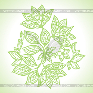 Delicate lace background, abstract ornament - vector EPS clipart