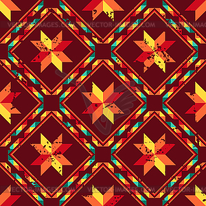 Tribal abstract seamless pattern aztec geometric - vector clip art