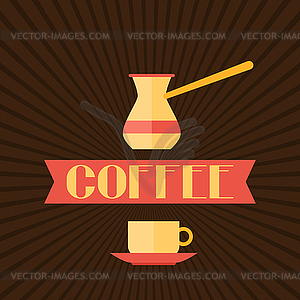 Coffee menu for restaurant, cafe, bar and - vector clipart