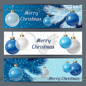 Ferien Horizontale Banner Vorlage Mit Weihnachts Vector Clip Art