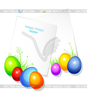 Pic with eggs - vector image