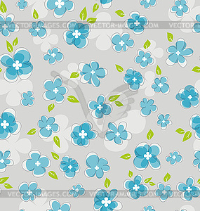 Seamless floral pattern - vector clipart / vector image