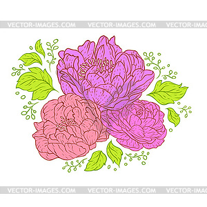 Floral background - vector image