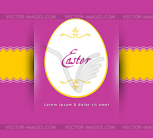 Easter design template - vector clipart