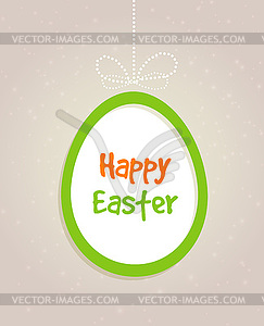 Easter design template - vector clip art