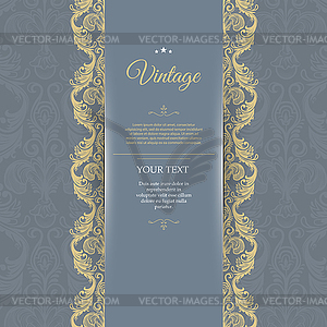 Vintage background - vector clipart