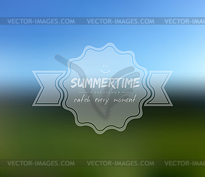 Blurred web design template - vector EPS clipart