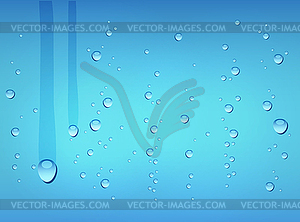 Water drop background - vector image