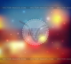 Blurred web design template - vector EPS clipart