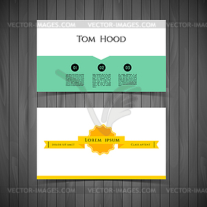 Business cards - vector clip art