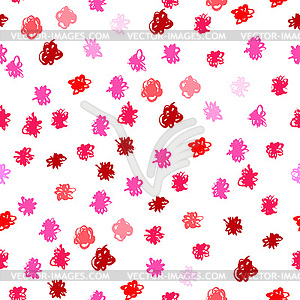 Seamless floral pattern - vector clipart