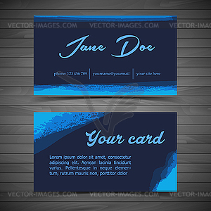 Business card - vector image