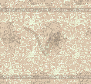 Seamless floral pattern - vector clip art