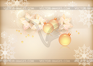 Merry Christmas New Year Celebration Background - stock vector clipart