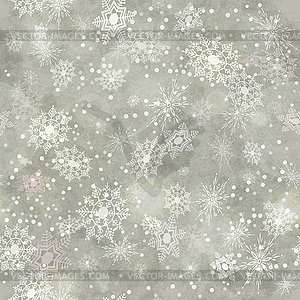 Wrapping Vintage Paper Snowflake Seamless Pattern - vector clipart