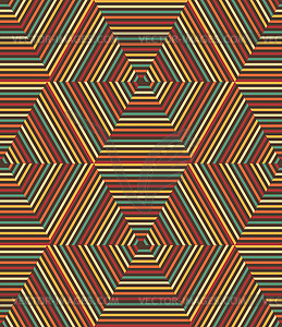 Seamless Geometric Retro Pattern - vector image