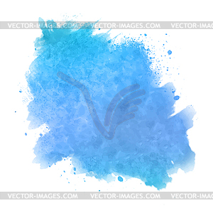 Abstract watercolor spot painted background - vector image