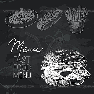 fast food texture