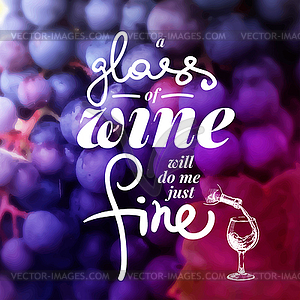 Wine list typographics. . Menu des - vector clipart / vector image