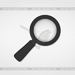 Magnifying Glass Icon - vector clipart