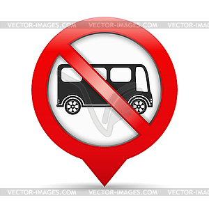 No Parking Sign - vector clip art