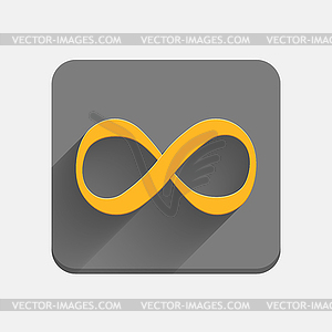 Infinity Symbol Icon - vector image