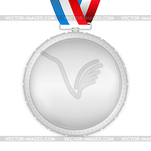 Silver Medal - vector clip art