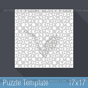 Головоломки Шаблон 17x17 - клипарт в векторе / векторное изображение