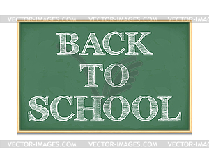 Back To School - vector image