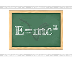 Formula of Energy - vector clipart