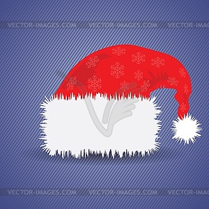 Santa hat - vector image