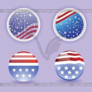 Flag USA - vector clip art