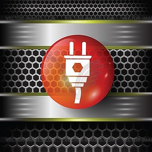 Plug icon - royalty-free vector image