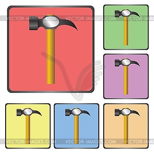 Hammer icon - vector clipart