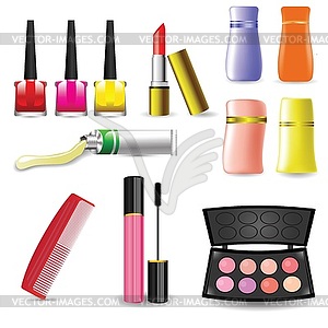 Makeup Cosmetic Product - vector clip art