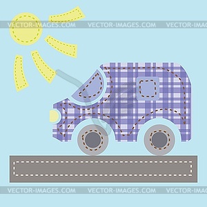 Old car - vector image