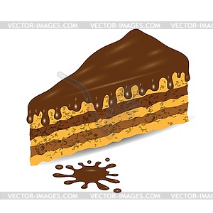 Piece of cake - vector clipart