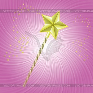 Magic wand - vector clip art