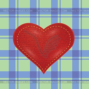 Red heart - vector EPS clipart