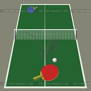 Ping pong game - vector clipart