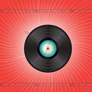 Vinyl disc - vector image