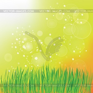 Весной травы - клипарт в векторе / векторное изображение